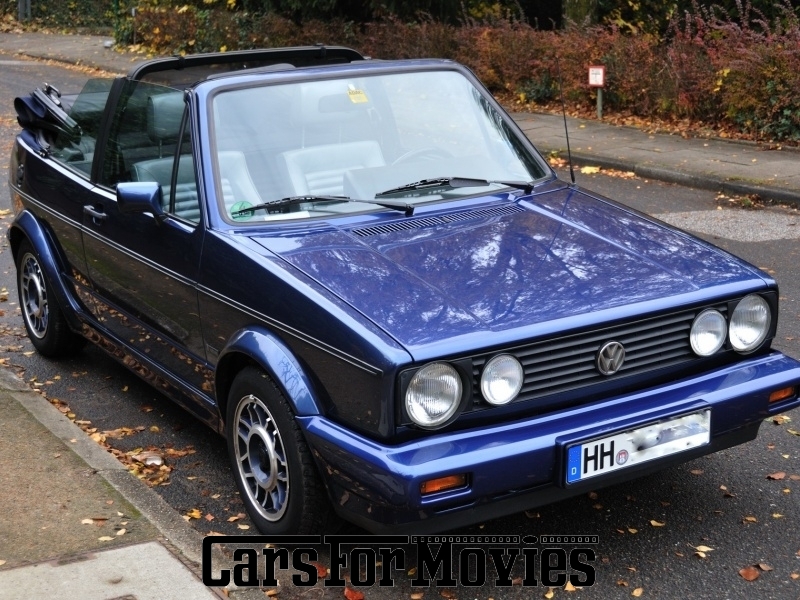 CarsForMovies | VW Golf 1 1990 Deutschland Blau Grau Zivilfahrzeug Cabrio Schleswig-Holstein 4386 